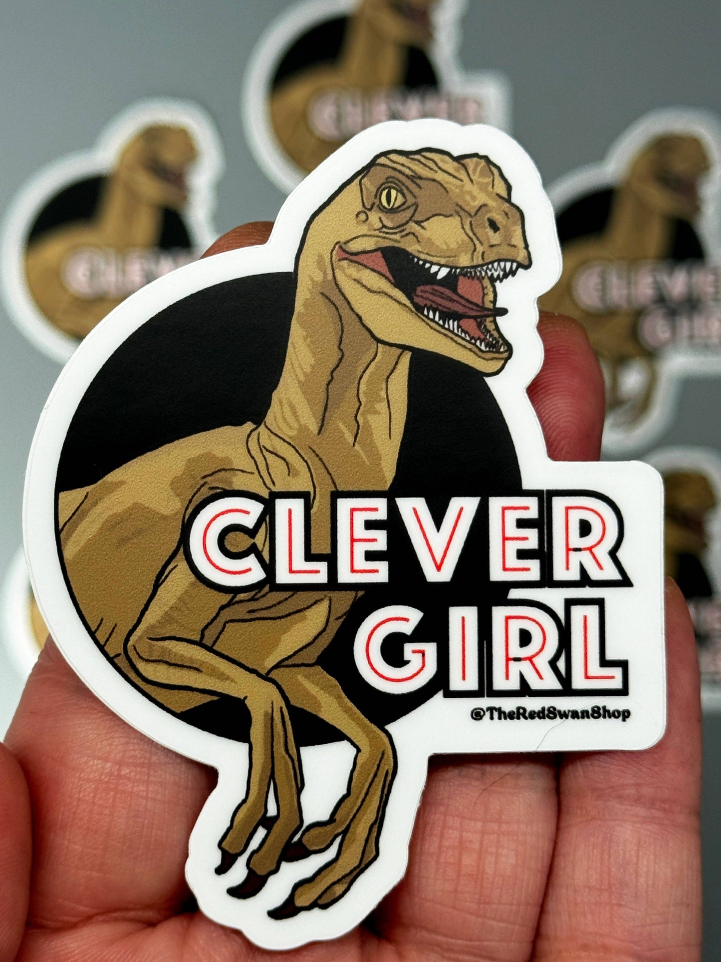Clever Girl Sticker