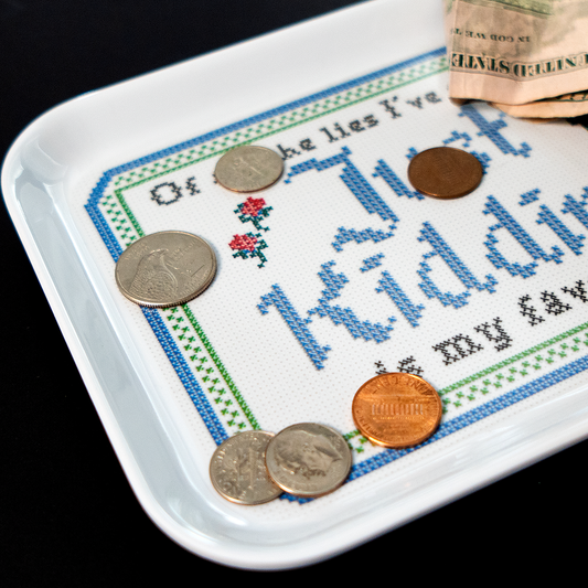 Just Kidding Small Trinket Tray