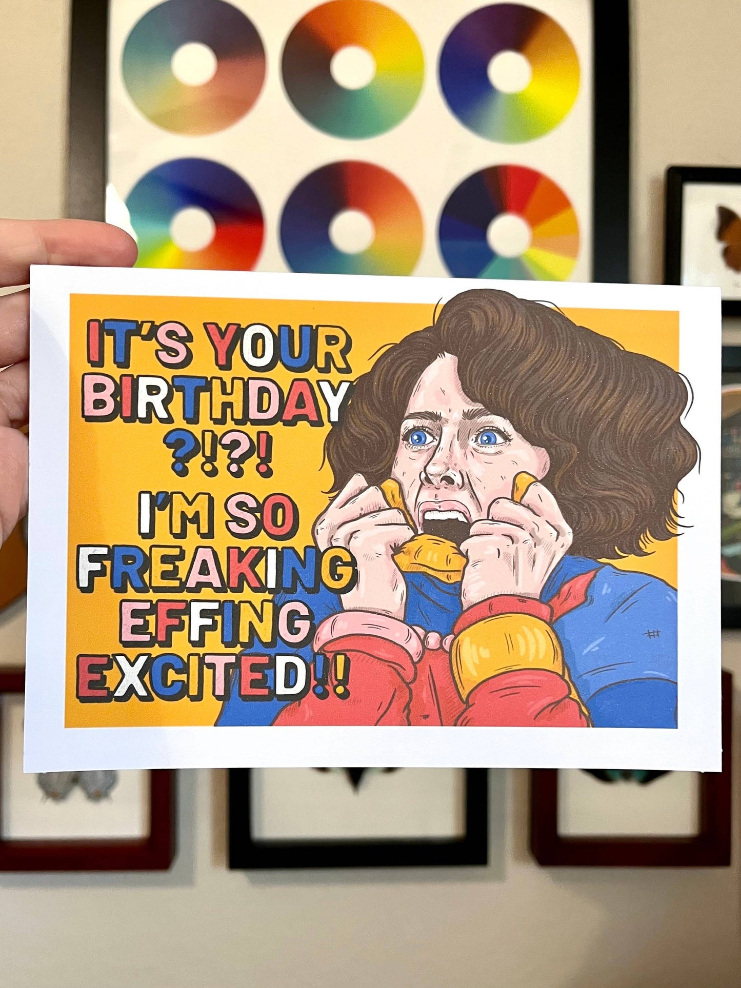 Kristen Wiig Birthday Greeting Card