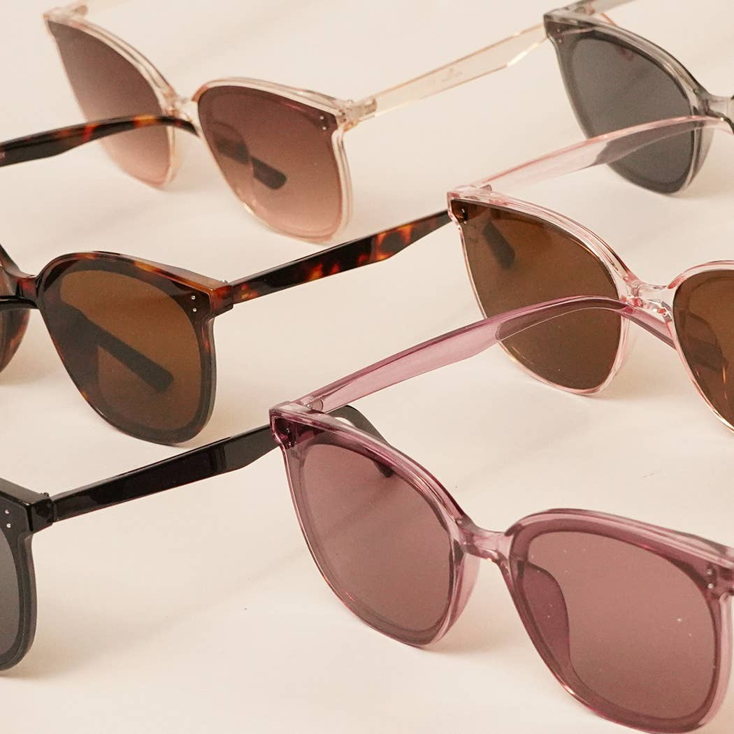Oversized Butterfly Gradient Sunglasses, Assorted Colors