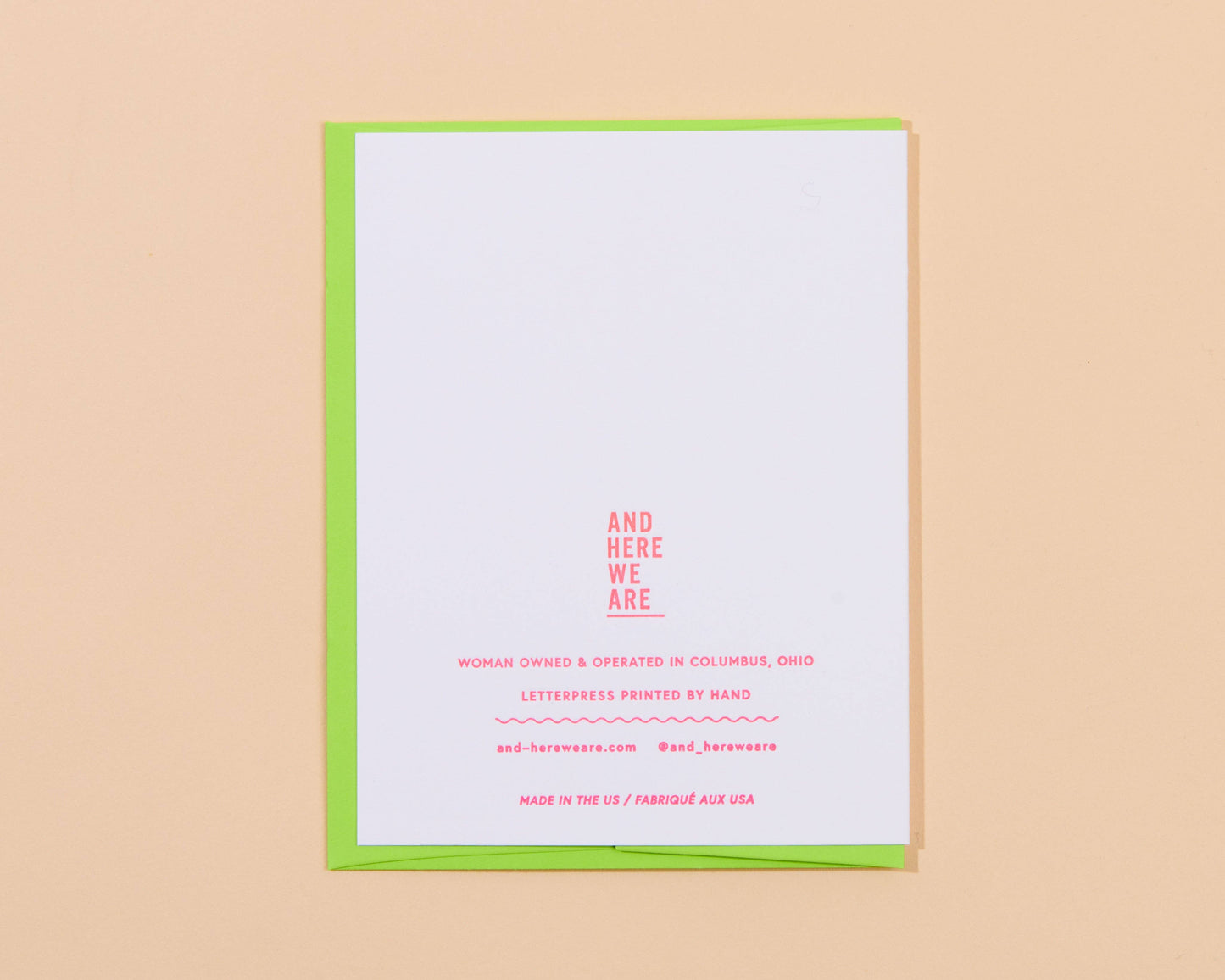 Happy Fuckin Birthday Letterpress Greeting Card - Gen Z