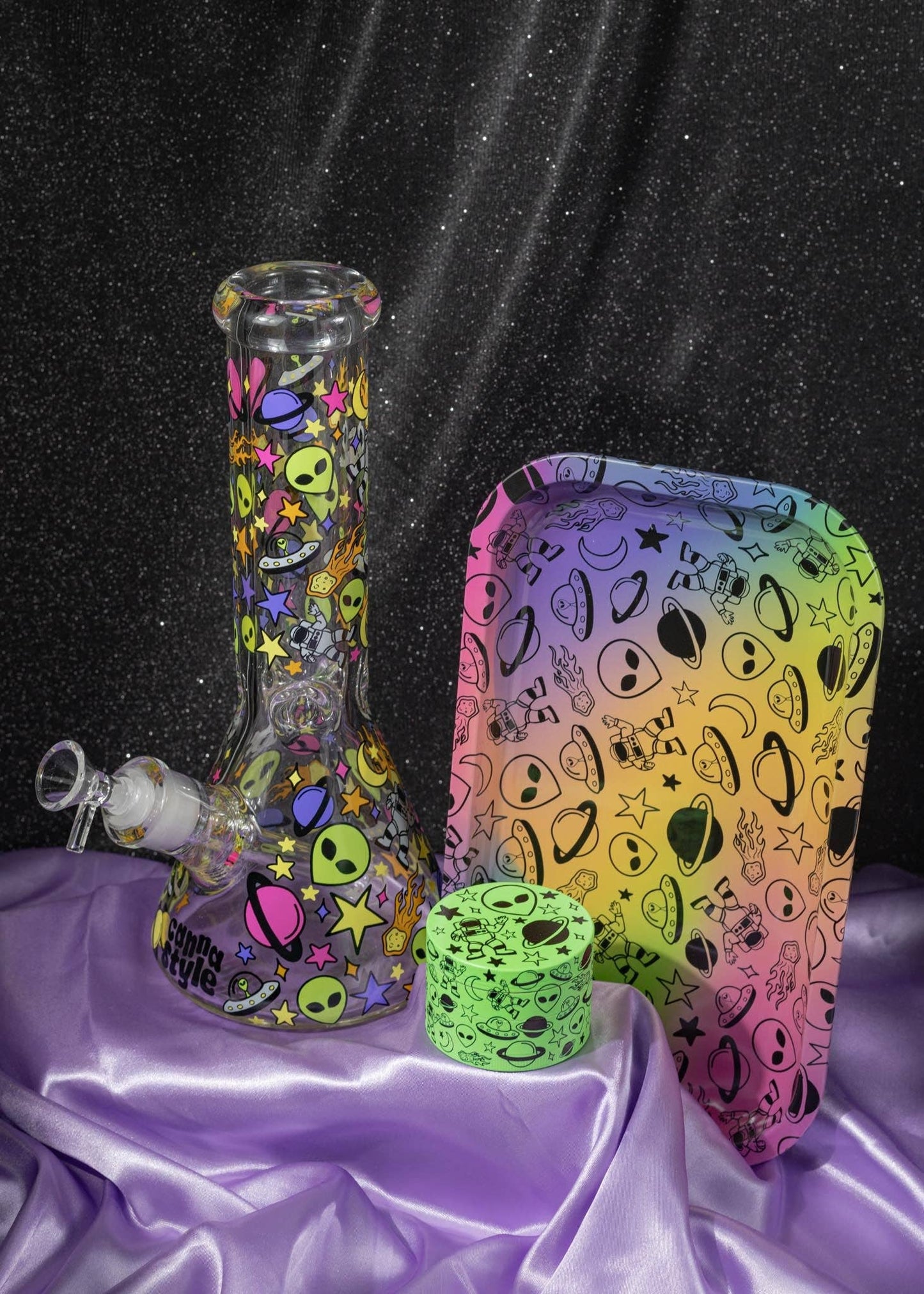SPACE DOODLE ROLLING TRAY
