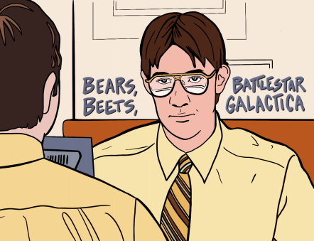 Jim as Dwight The Office Print