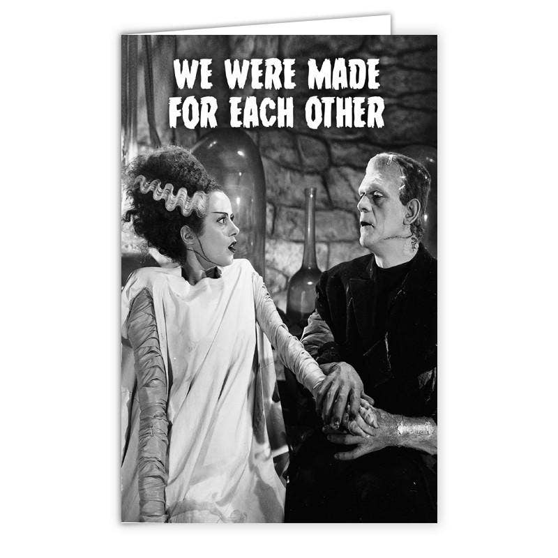 Frankenstein "Made for Each Other" Card: Card & Envelope Only