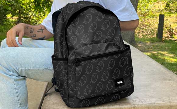 Black Classic Vibes Backpack
