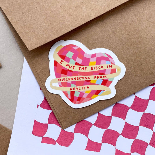 Disco in Disconnecting From Reality Sticker