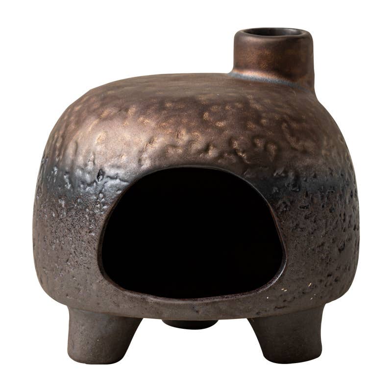 Little Golden House Fireplace Incense Cone Burner