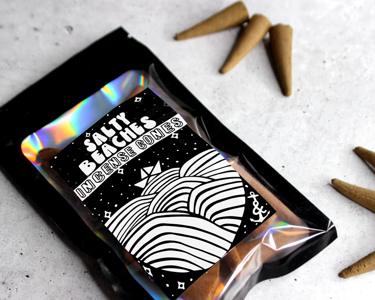 Salty Beaches Incense Cones