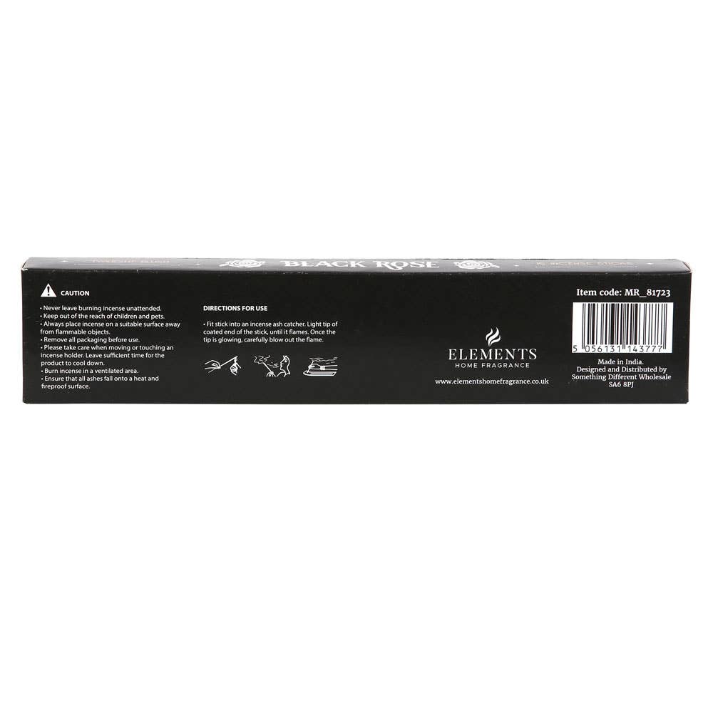 Black Rose Twilight Blush Incense Sticks, Pack of 15