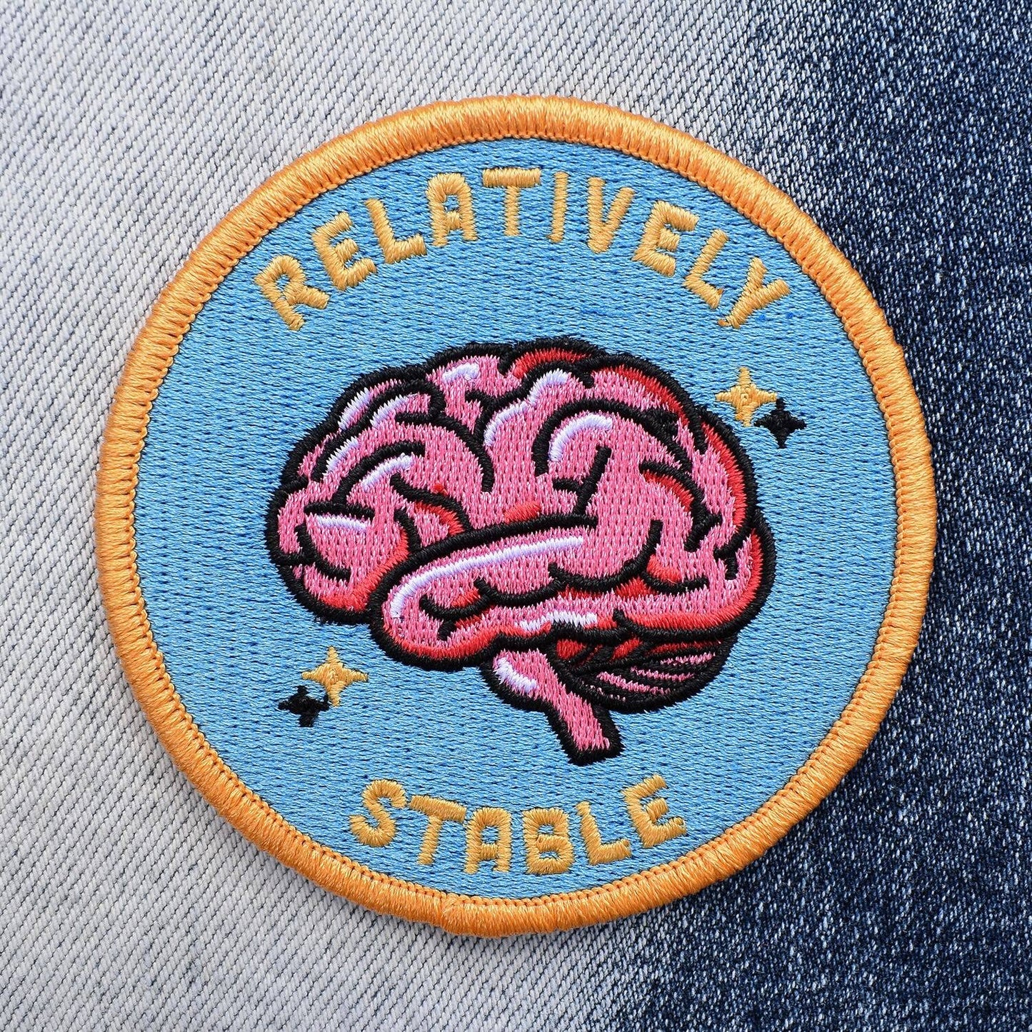 Relatively Stable Embroidered Patch