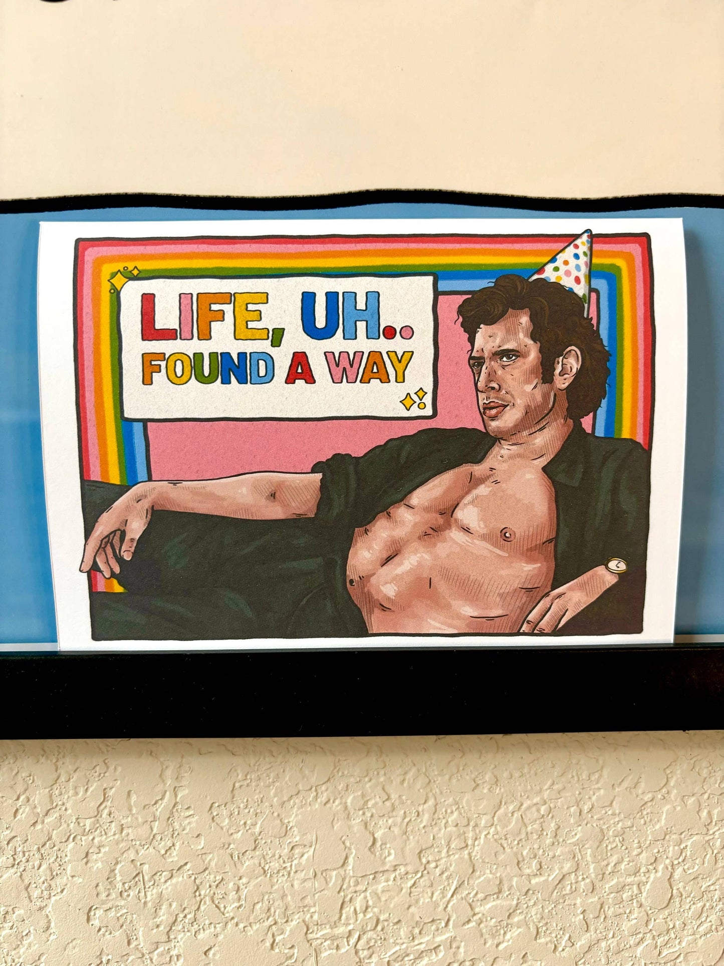 Jeff Goldblum Jurassic Park Greeting Card