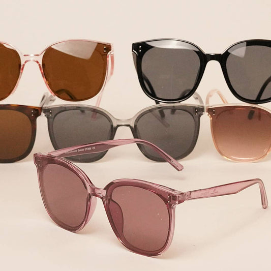 Oversized Butterfly Gradient Sunglasses, Assorted Colors