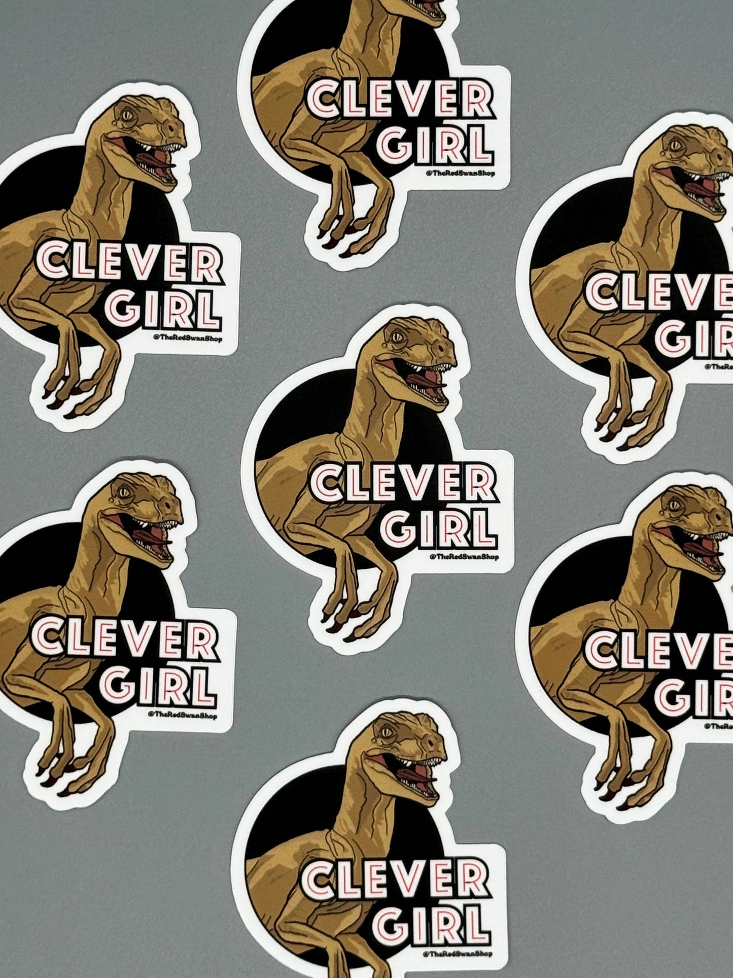 Clever Girl Sticker