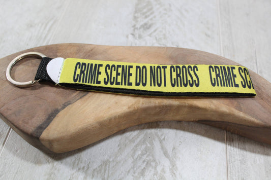 Crime Scene Wristlet Keychain