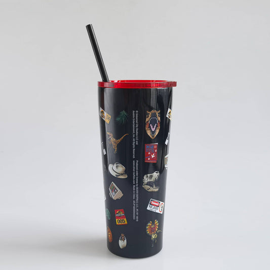 Jurassic Park Logo & Icons 22oz Double Walled SS Tumbler