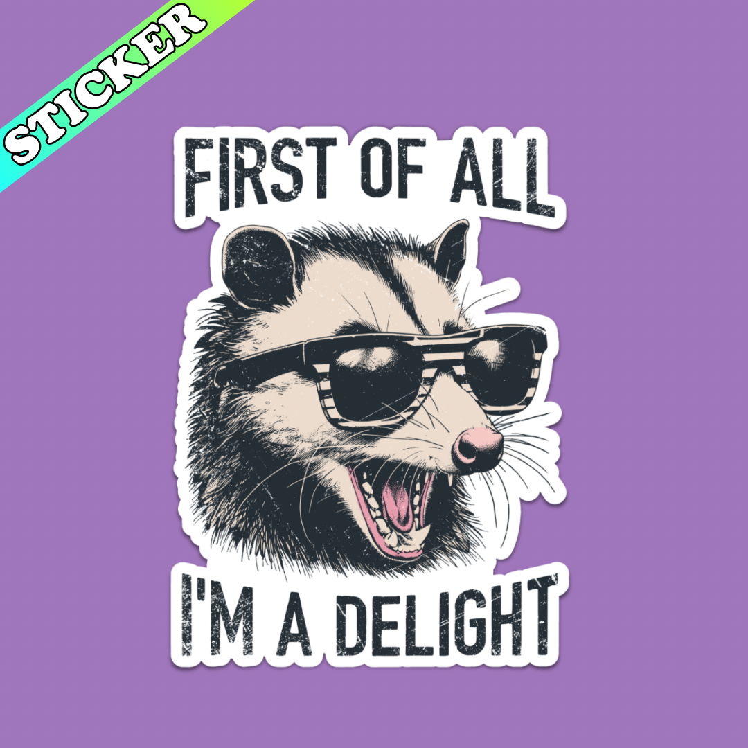 I am a Delight Sticker