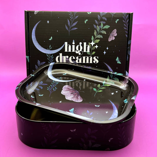 Moon Butterfly Metal Box