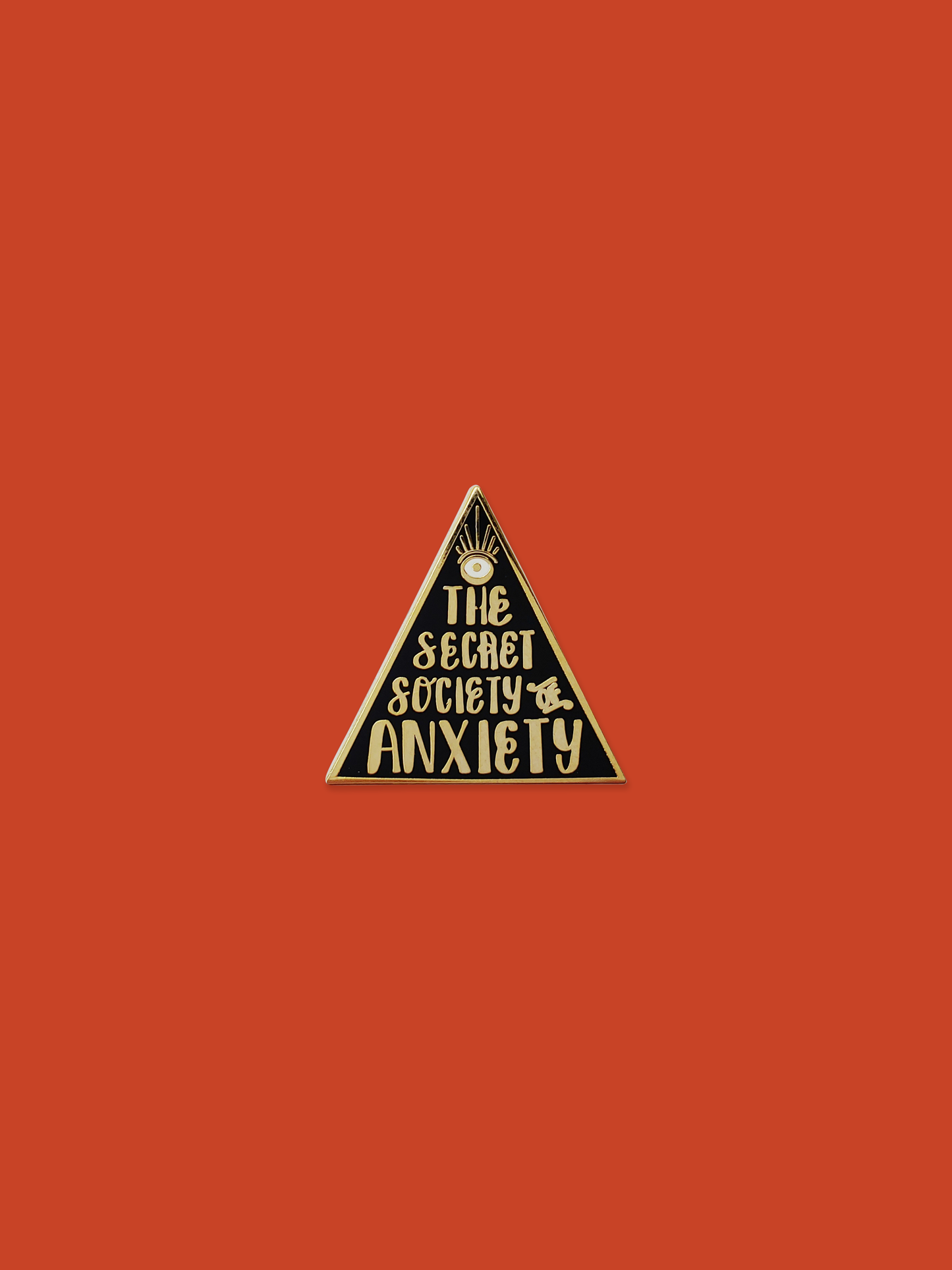 The Secret Society of Anxiety Enamel Pin