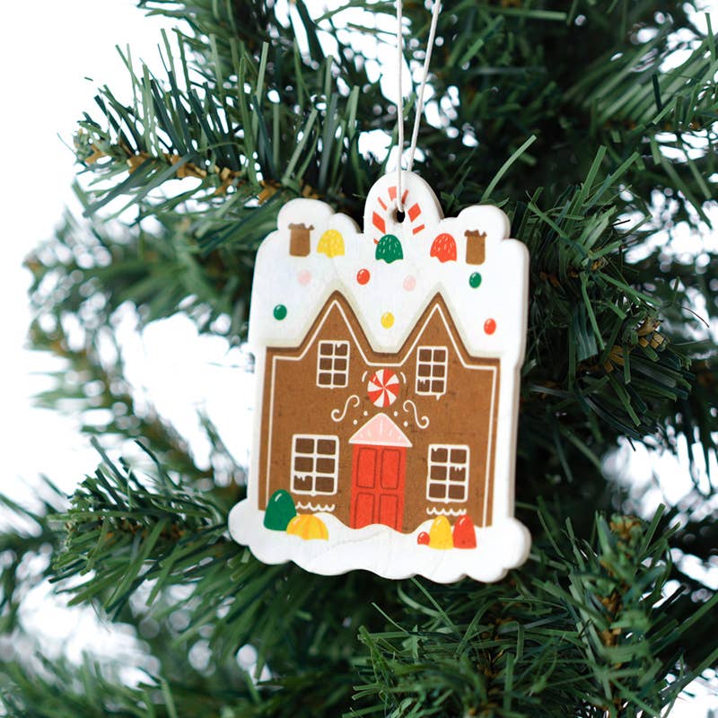 Gingerbread Lane Christmas Holidays Car Air Freshener