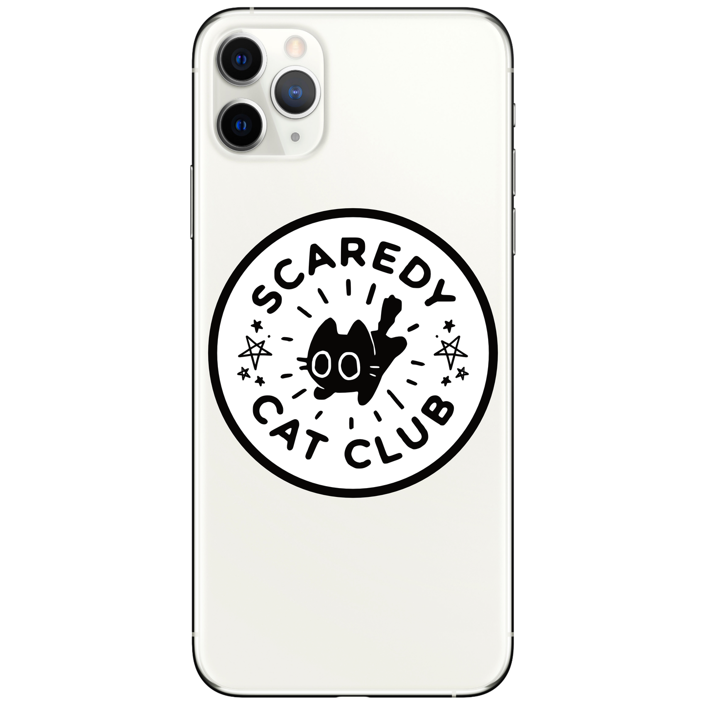 Scardey Cat Club Sticker