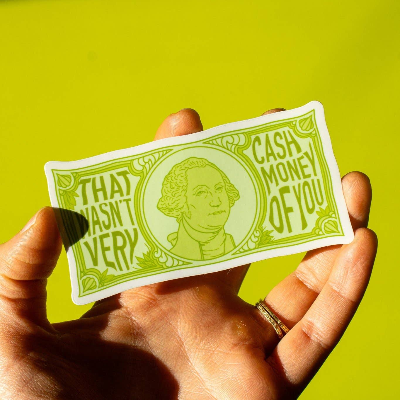 Cash Money Sticker