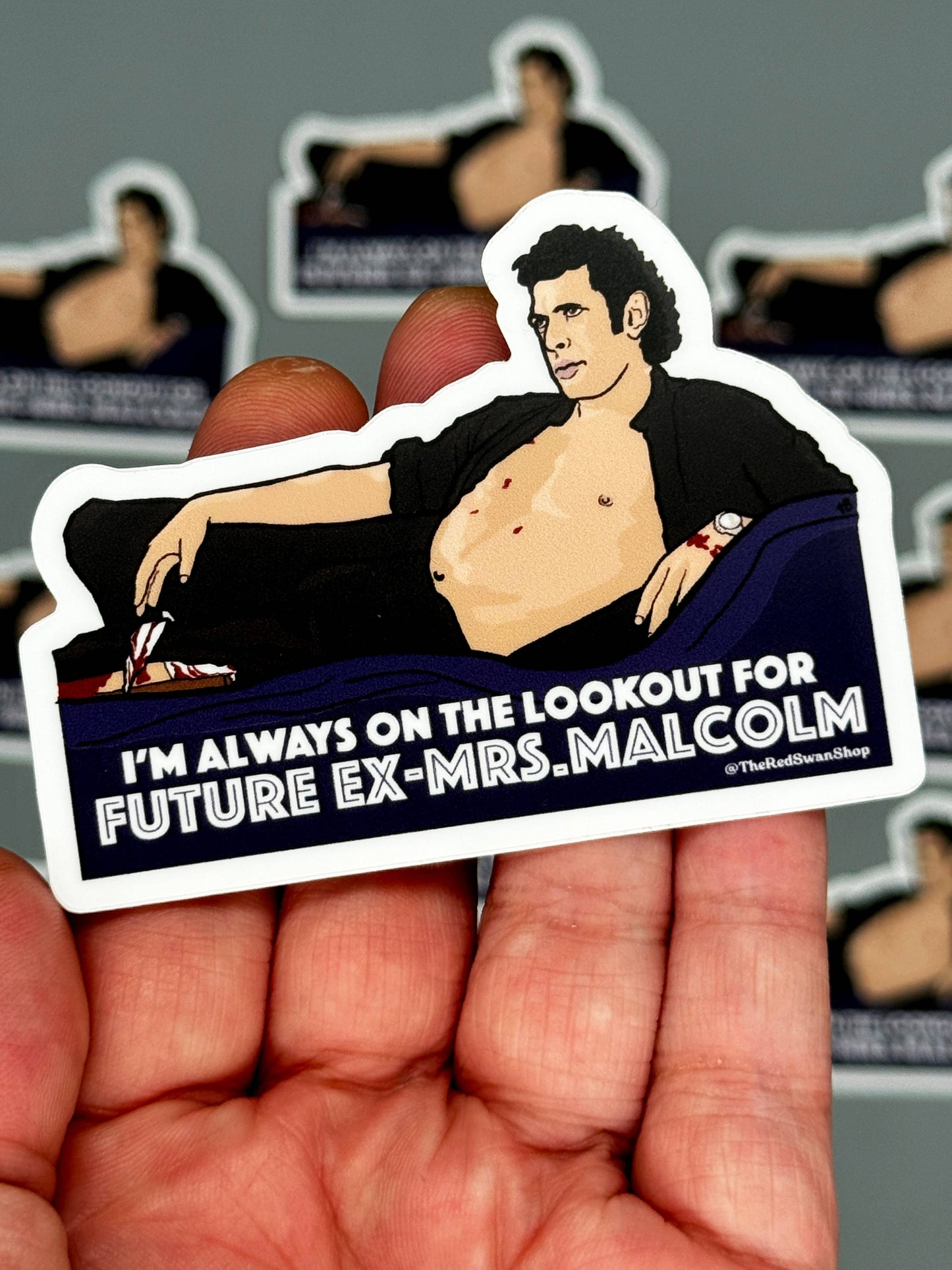 Ian Malcolm Sticker