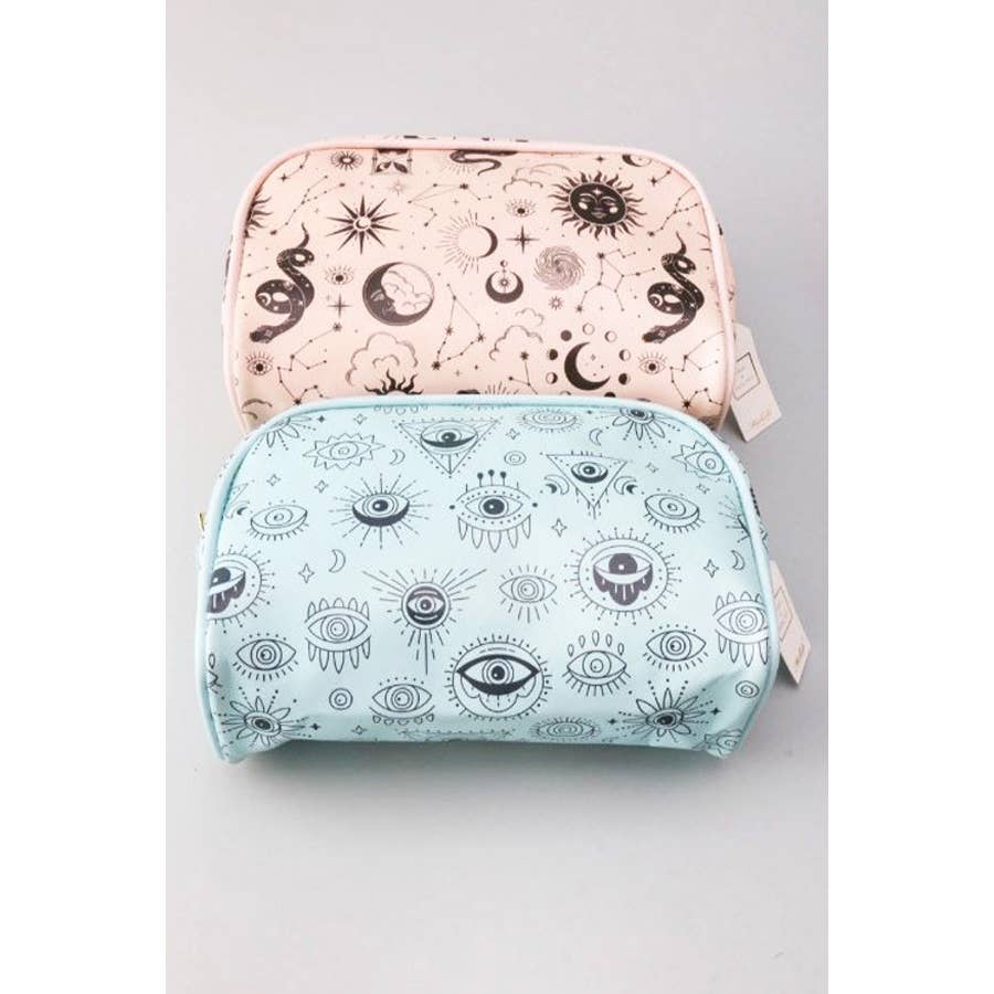 Mystic Print Cosmetic Bag, Assorted Colors
