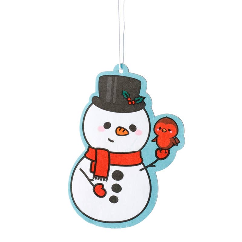 Mint Snowman Christmas Holidays Car Air Freshener