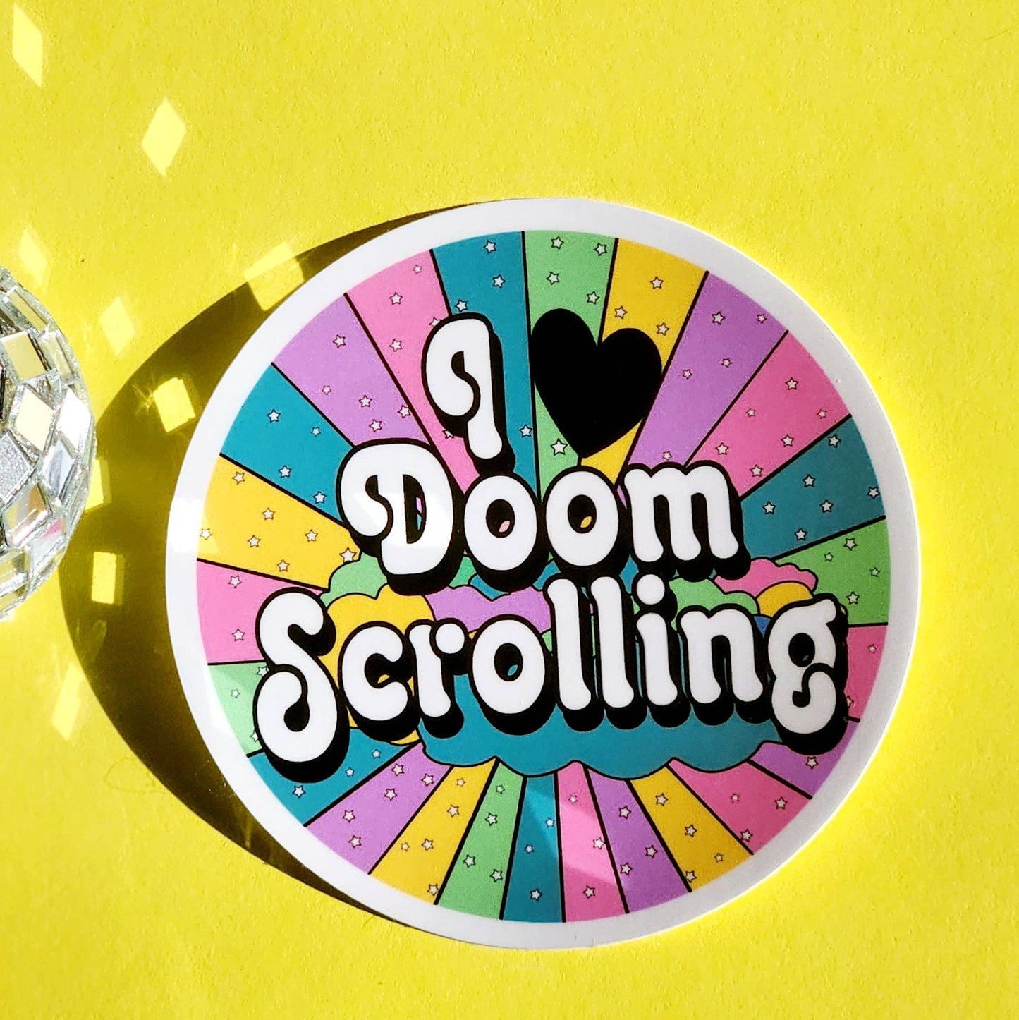 I love Doomscrolling Sticker
