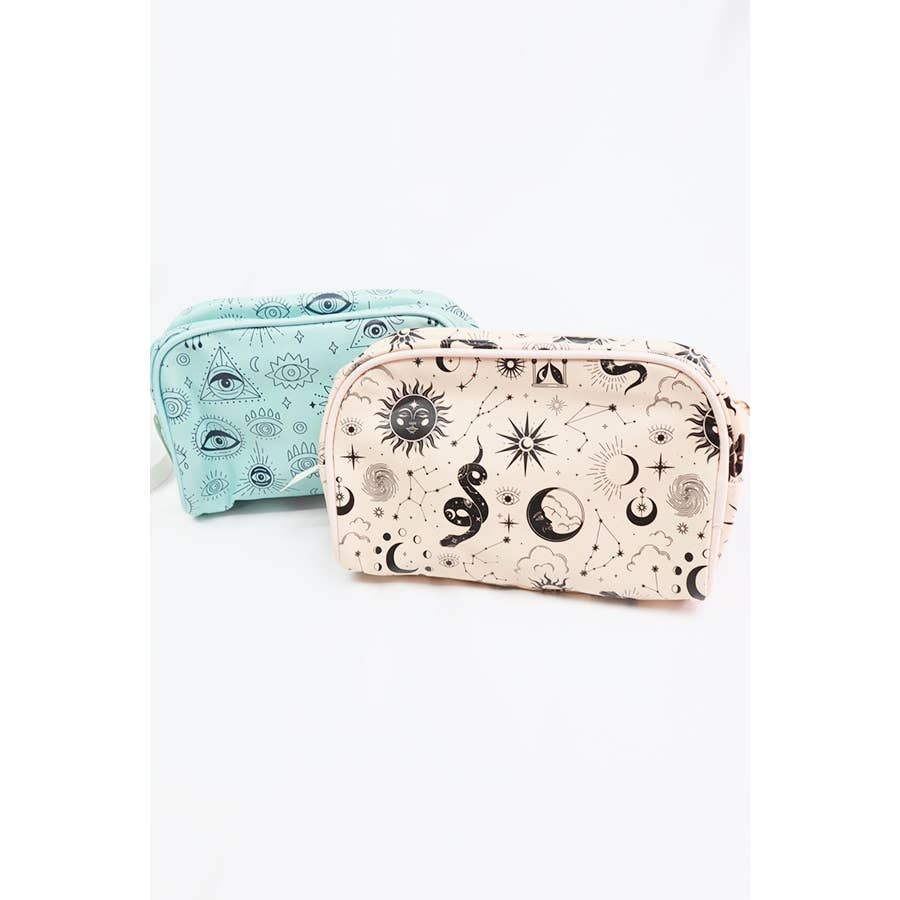 Mystic Print Cosmetic Bag, Assorted Colors