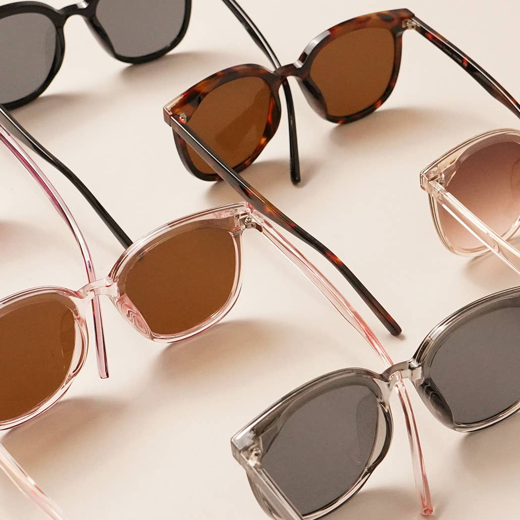 Oversized Butterfly Gradient Sunglasses, Assorted Colors