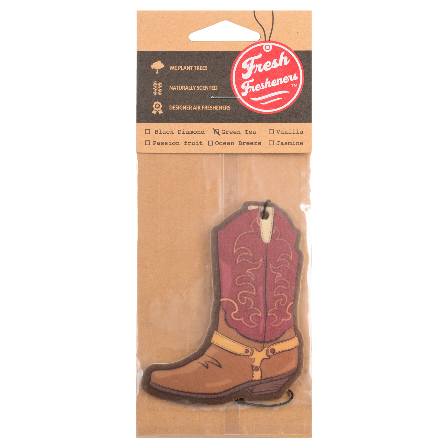 Cowboy Boot Car Air Freshener