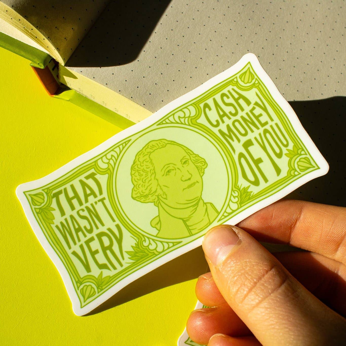 Cash Money Sticker