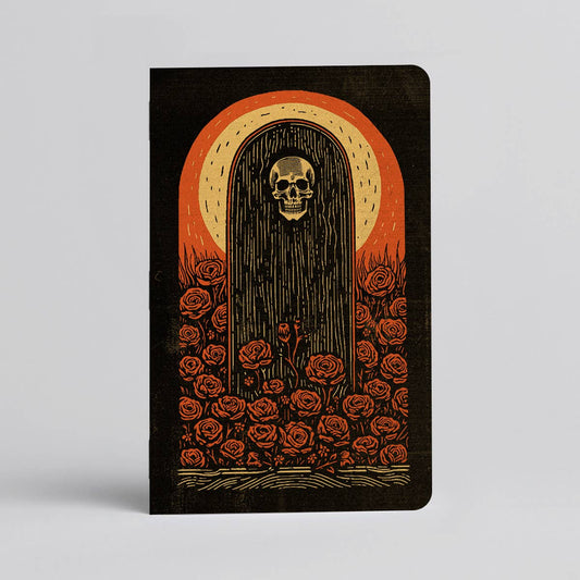 Death Bed Blank Notebook