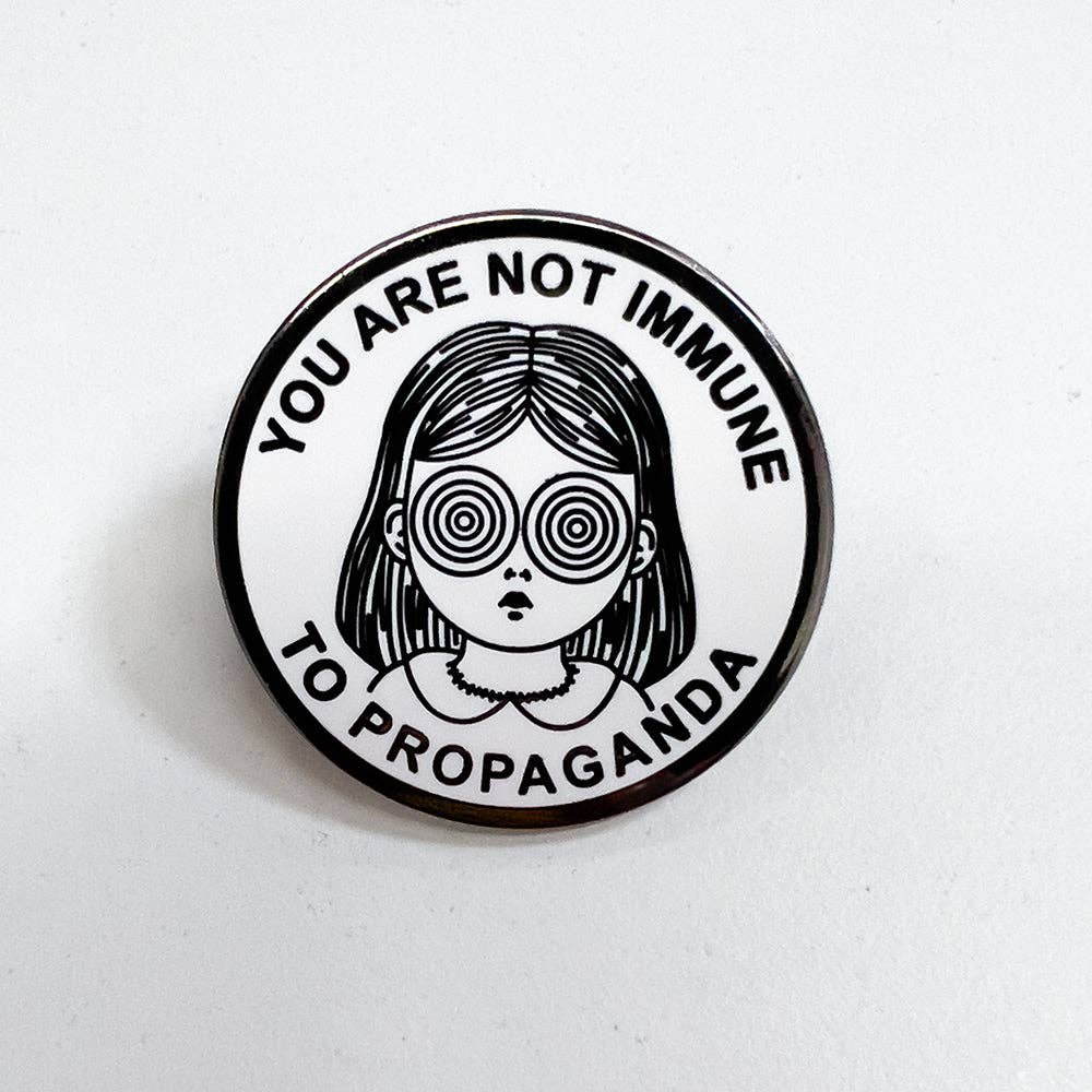 Propaganda Girl Enamel Pin