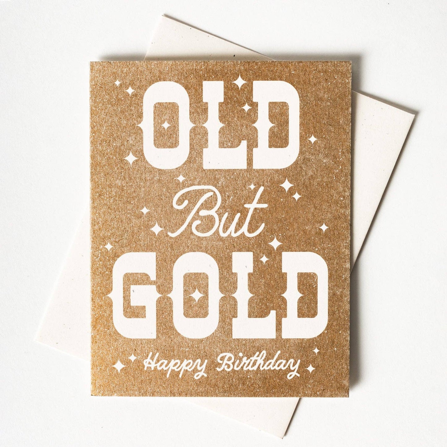Old but Gold Risograph Greeting Card