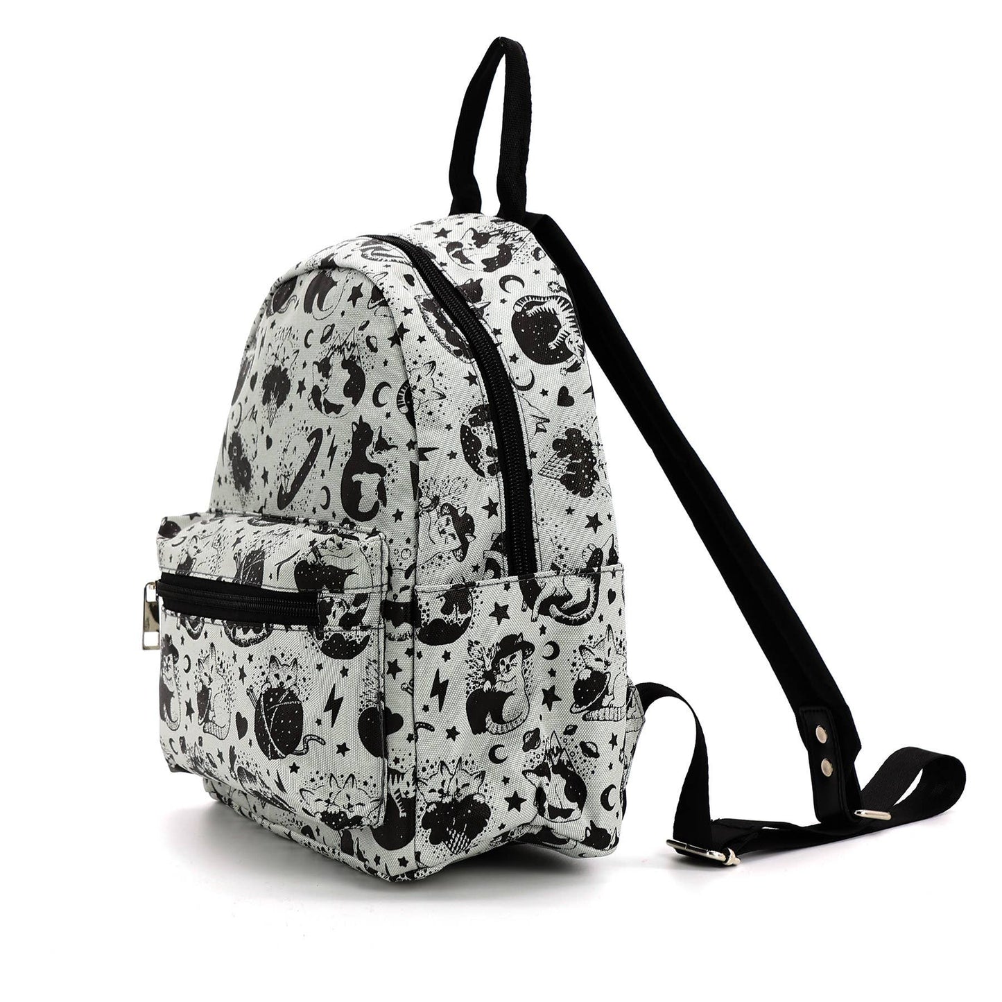 Celestial Cat Collage Mini Backpack