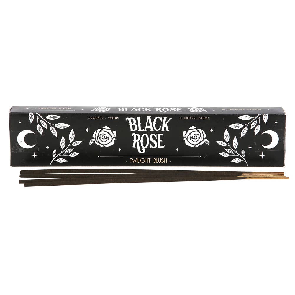 Black Rose Twilight Blush Incense Sticks, Pack of 15
