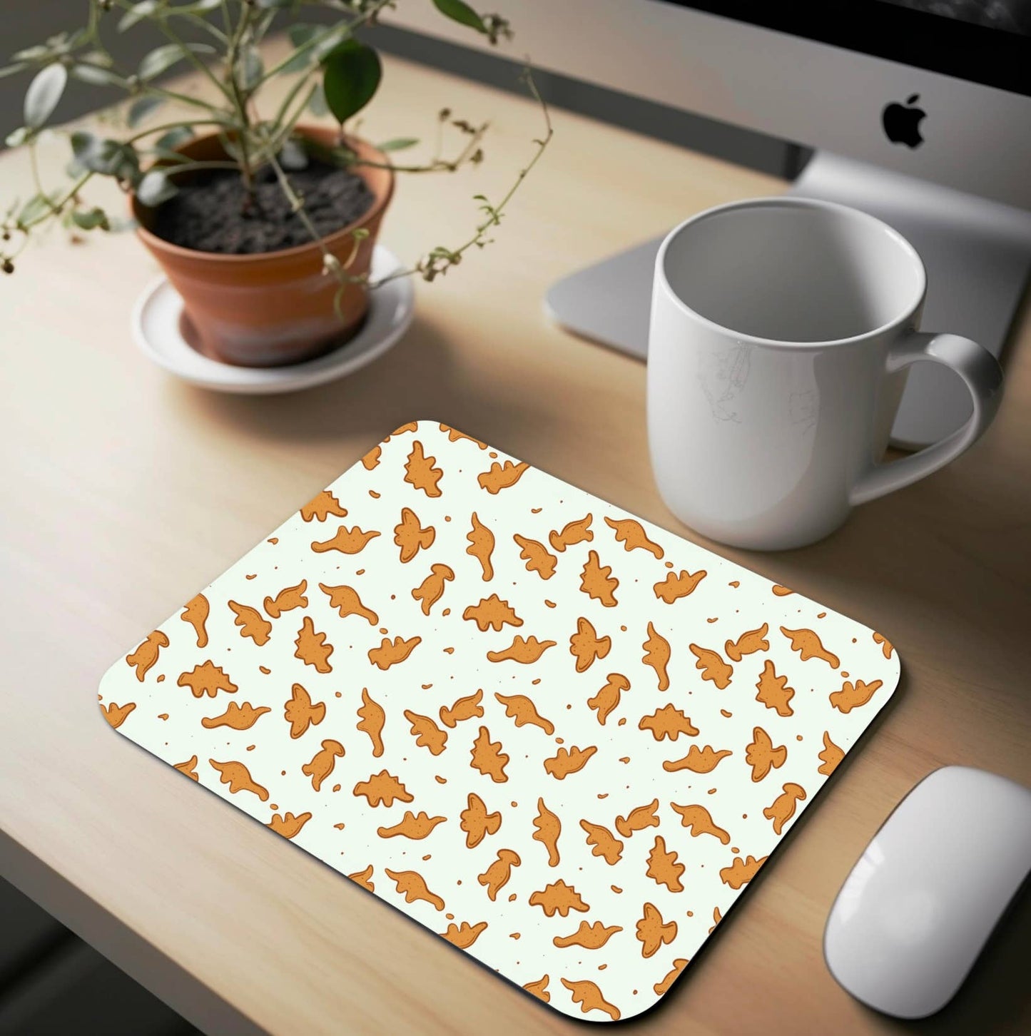 Dino Nuggets Rectangular Mousepad
