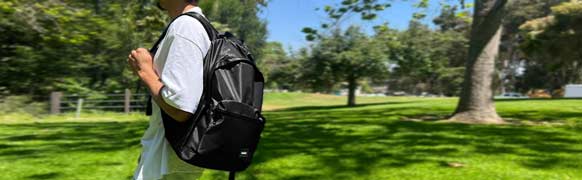 Black Classic Vibes Backpack