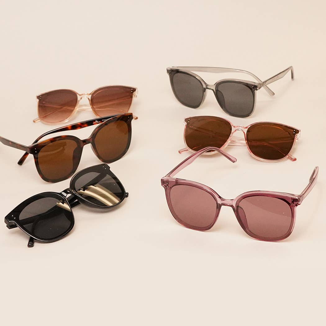 Oversized Butterfly Gradient Sunglasses, Assorted Colors