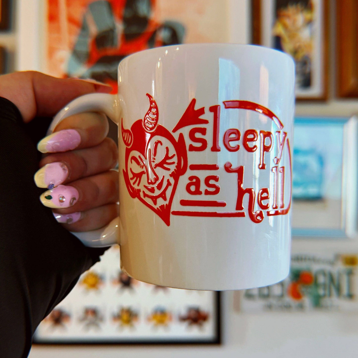 Sleepy As Hell Coffee Mug