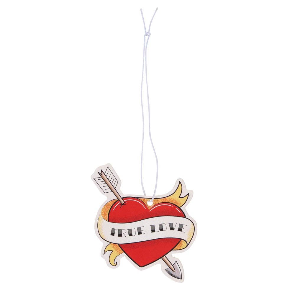 Retro Tattoo True Love Heart Strawberry Air Freshener