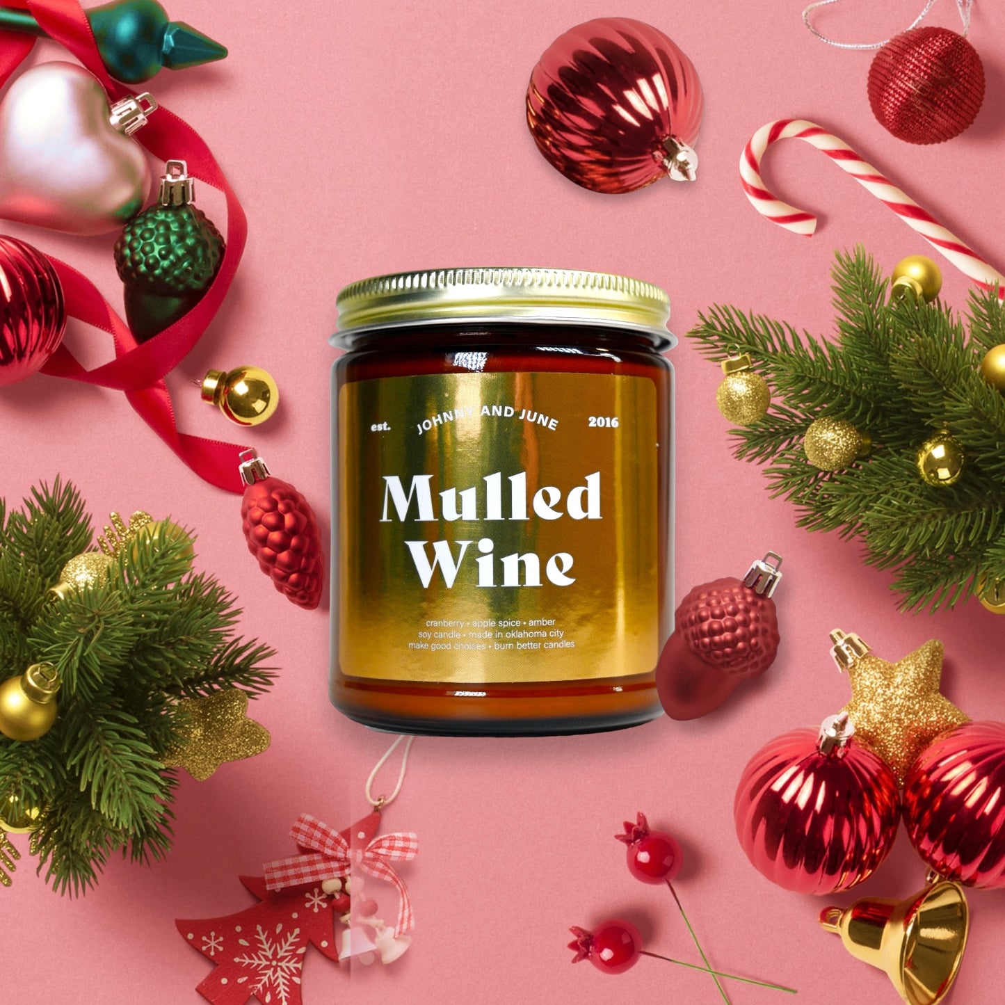 Mulled Wine Holiday Soy Candle