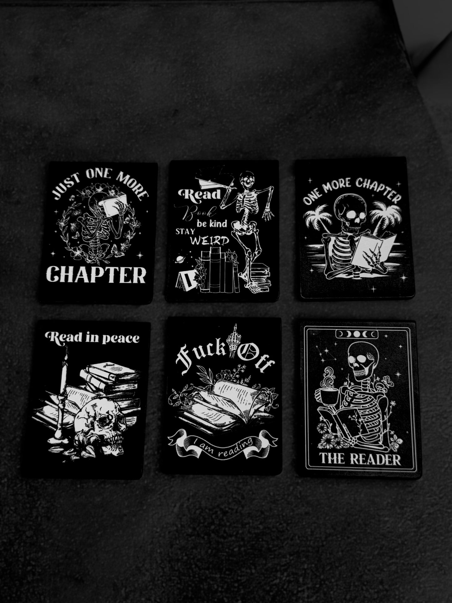 Skeleton Magnetic Bookmark, Assorted Designs