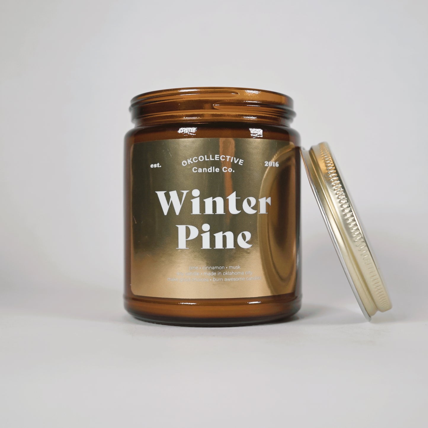 Winter Pine Holiday Soy Candle