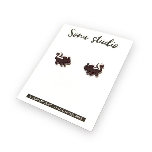 Skunk Earrings