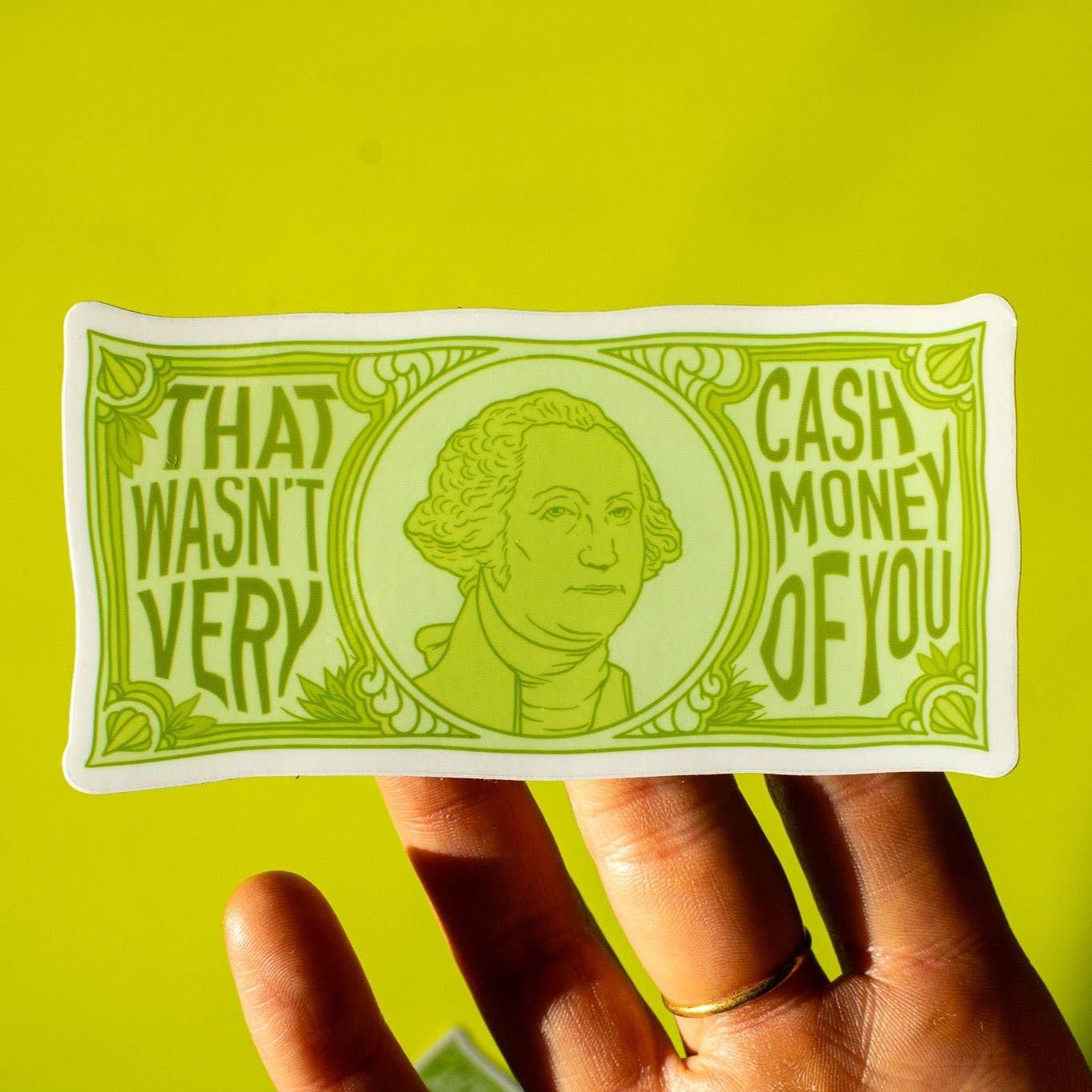 Cash Money Sticker