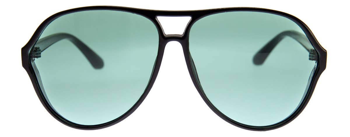 Captain Nemo - Sunglasses: Black/Green