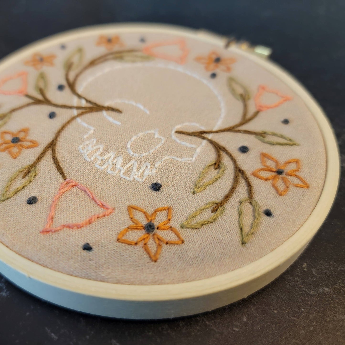 Skull Embroidery Kit